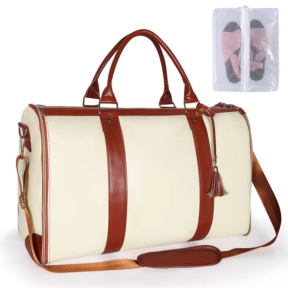 Folding Suit Storage Bag Women High Capacity Luggage Handbag