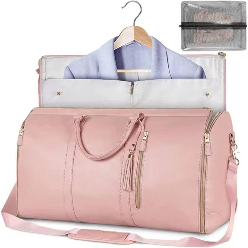 Folding Suit Storage Bag Women High Capacity Luggage Handbag