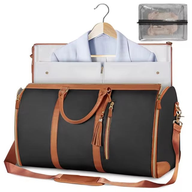 Folding Suit Storage Bag Women High Capacity Luggage Handbag